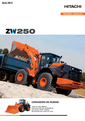 Wielladers Hitachi ZW250-5B