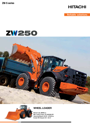 Wielladers Hitachi ZW250-5B