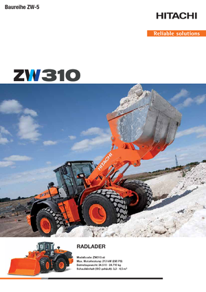 Wielladers Hitachi ZW 310-5