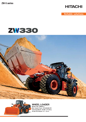 Wielladers Hitachi ZW 330-5