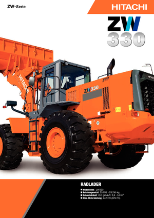 Wielladers Hitachi ZW 330