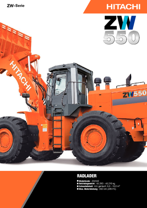 Wielladers Hitachi ZW 550