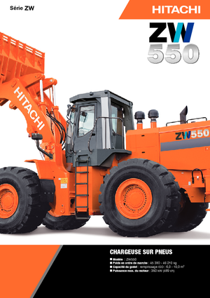 Wielladers Hitachi ZW 550