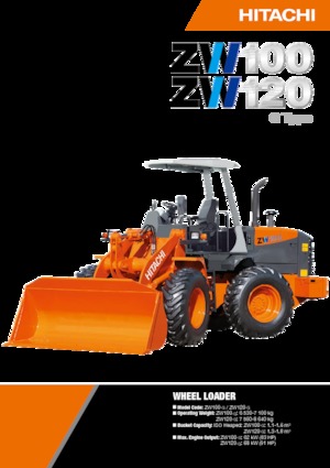 Wielladers Hitachi ZW100-G