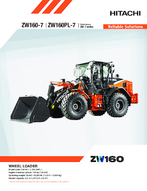 Wielladers Hitachi ZW160PL-7