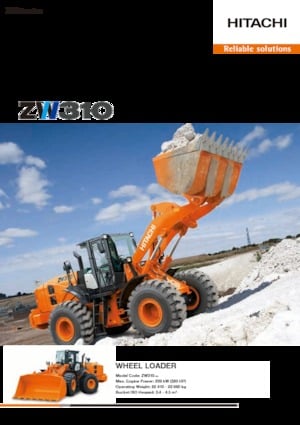 Wielladers Hitachi ZW310-5A