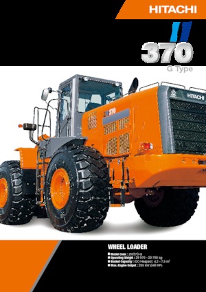Wielladers Hitachi ZW370-G