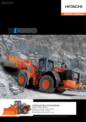 Wielladers Hitachi ZW550-6