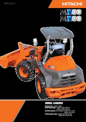 Wielladers Hitachi ZW80