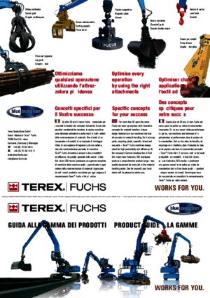 Graafmachines in overslaguitvoering Terex-Fuchs MHL 380 D