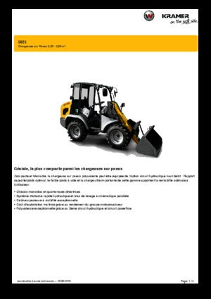 Wielladers Kramer 5025