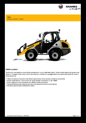 Wielladers Kramer 5075