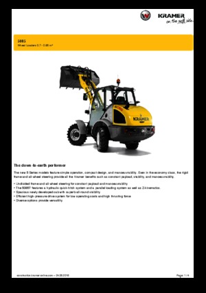 Wielladers Kramer 5085