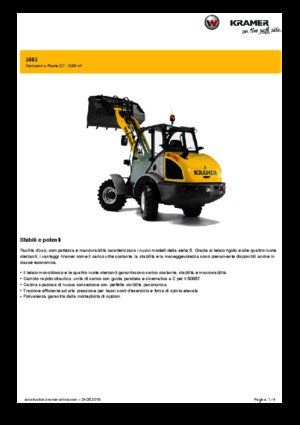 Wielladers Kramer 5085