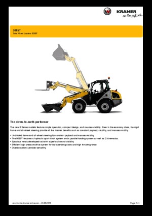Wielladers Kramer 5085 T