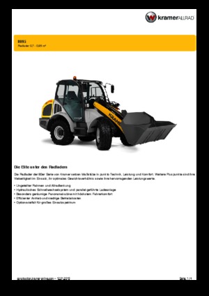 Wielladers Kramer 8095