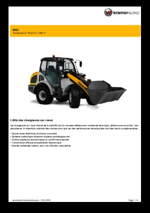 Wielladers Kramer 8095