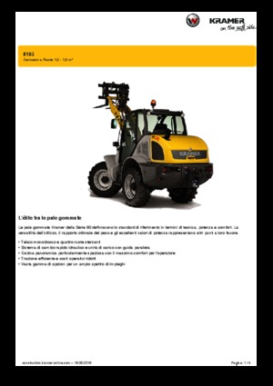 Wielladers Kramer 8105
