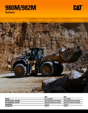 Wielladers Caterpillar 980M