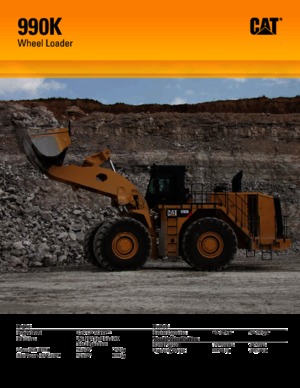 Wielladers Caterpillar 990K