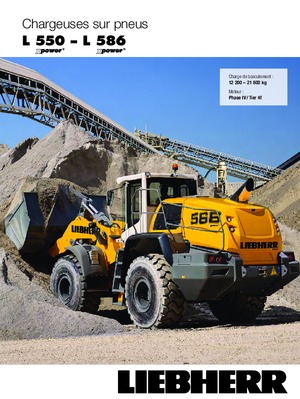 Wielladers Liebherr L 550 XPower
