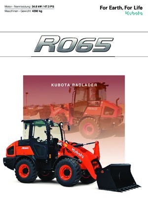 Wielladers Kubota R065