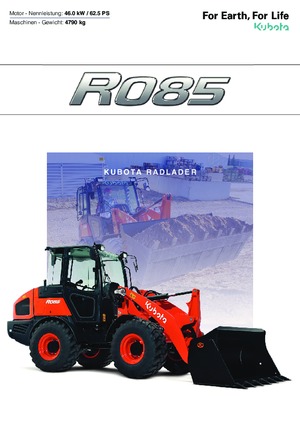 Wielladers Kubota R 085