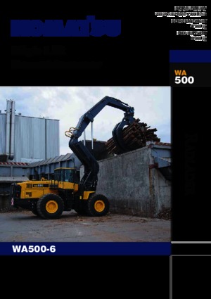 Wielladers Komatsu WA500-6