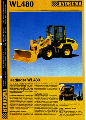 Wielladers Hydrema WL 480