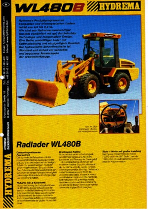 Wielladers Hydrema WL 480 B