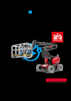 Knikarmhoogwerkers op wielen Manitou 160 ATJ+ E