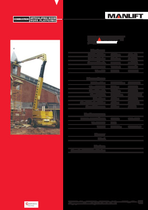 Knikarmhoogwerkers op wielen Grove-Manlift A 125 J