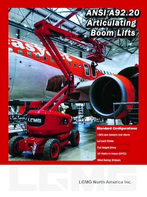 Knikarmhoogwerkers op wielen LGMG  A45JE 