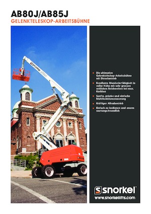 Knikarmhoogwerkers op wielen Snorkel AB85J