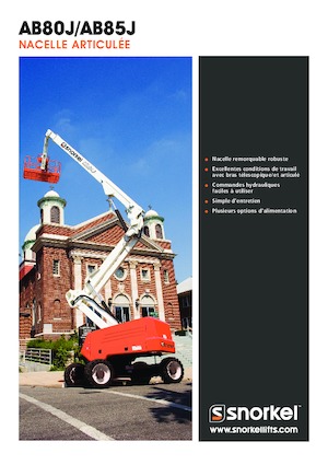 Knikarmhoogwerkers op wielen Snorkel AB85J