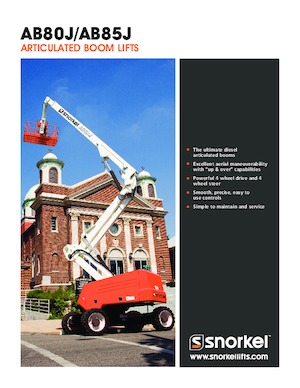 Knikarmhoogwerkers op wielen Snorkel AB85J
