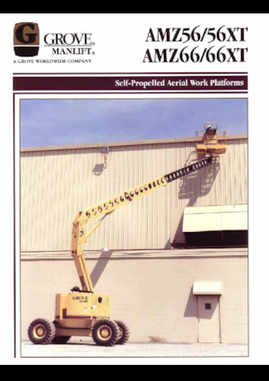 Knikarmhoogwerkers op wielen Grove-Manlift AMZ 66 XT