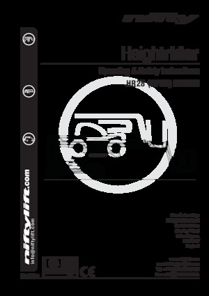 Knikarmhoogwerkers op wielen Niftylift HR28