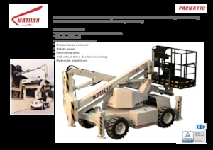 Knikarmhoogwerkers op wielen Matilsa Parma 13 D