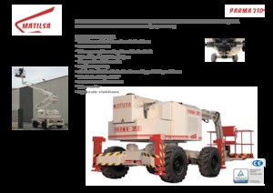 Knikarmhoogwerkers op wielen Matilsa Parma 21 D