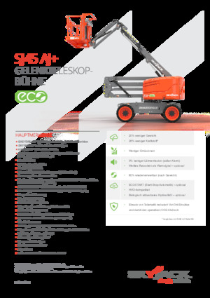 Knikarmhoogwerkers op wielen Skyjack SJ45 AJ+