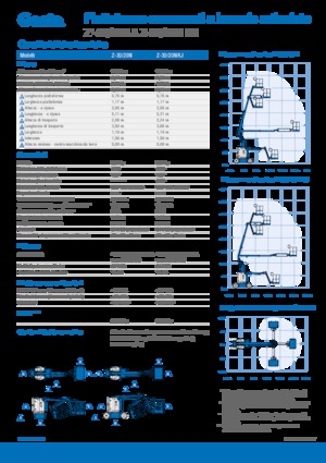 Knikarmhoogwerkers op wielen Genie Z-30/20N RJ