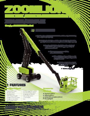 Knikarmhoogwerkers op wielen Zoomlion ZA46JE