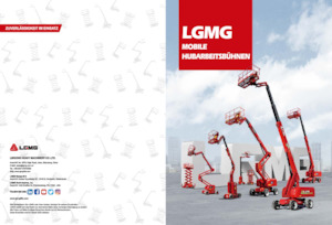 Knikarmhoogwerkers op wielen LGMG  A13JE-LI