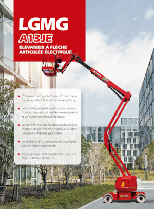 Knikarmhoogwerkers op wielen LGMG  A13JE-LI