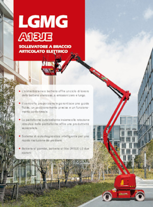 Knikarmhoogwerkers op wielen LGMG  A13JE-LI