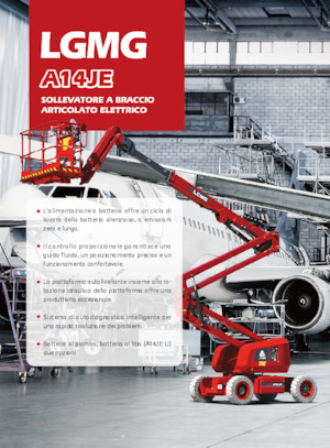 Knikarmhoogwerkers op wielen LGMG  A14JE