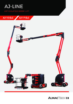 Knikarmhoogwerkers op wielen Almac AJ 15 ELC