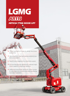 Knikarmhoogwerkers op wielen LGMG  AR11J