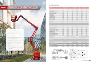Knikarmhoogwerkers op wielen LGMG  AR24JE